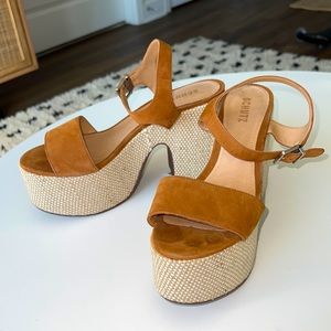 Schutz Platform Sandals - Size 10